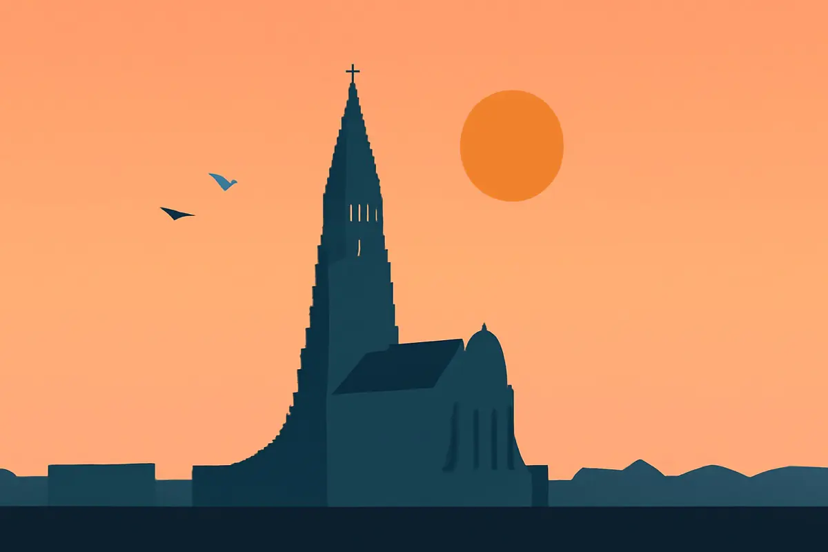 Poster art of Reykjavik